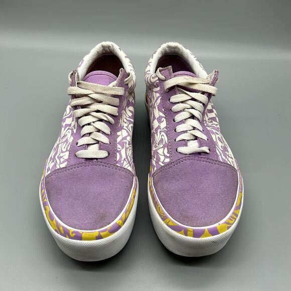 Vans Old Skool Stacked Wavy Days Platform Suede Shoes - Picture 7 of 11